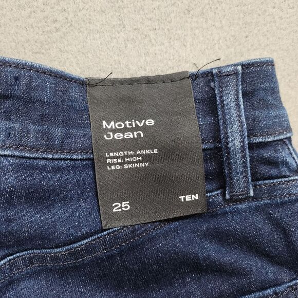 Aritzia Ten Jeans - Motive Ankle skinny jeans Size 25 - Dark Wash High Rise - Picture 10 of 15